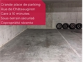 Parking à la vente